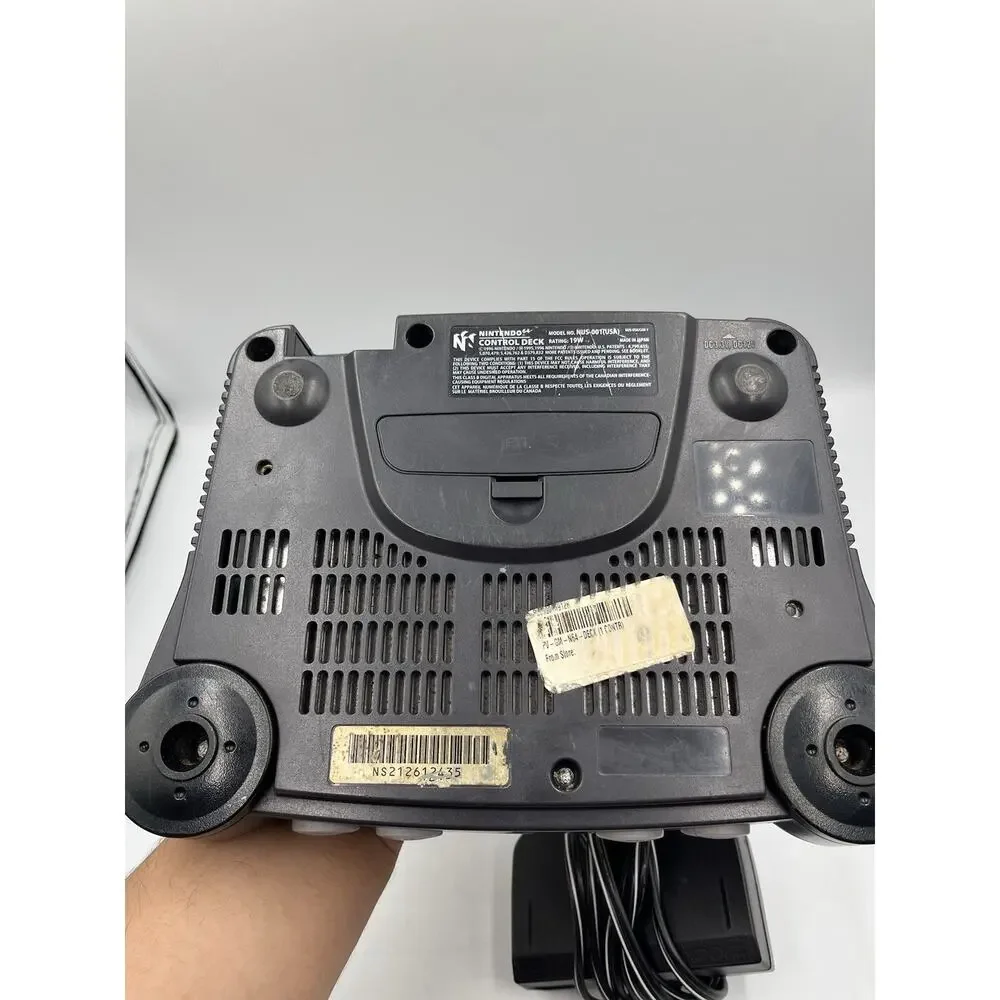 Nintendo 64 N64 Console NUS-001(USA) w/ OEM Power Adapter - TESTED